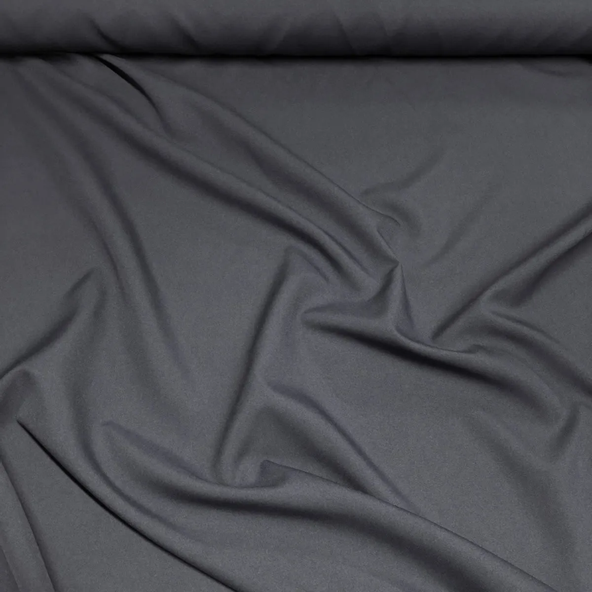 5pcs - Premium Poly (Poplin) Drapery Panels 10' Tall x 58" Wide - Charcoal