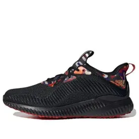 Adidas Alphabounce 1Chinese New Year Scarlet Low-Top Sneakers Fabric Black Colour For Men
