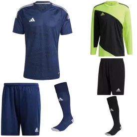 ADIDAS TIRO 23 COMPETITION MATCH SS KIT BUNDLE TEAM NAVY BLUE/WHITE