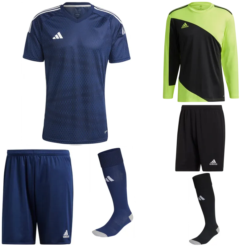 ADIDAS TIRO 23 COMPETITION MATCH SS KIT BUNDLE TEAM NAVY BLUE/WHITE