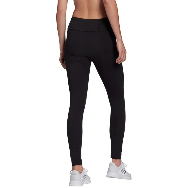 Adidas Women's High-Waisted Cotton Leggings - Ultimate Comfort & Style in Black