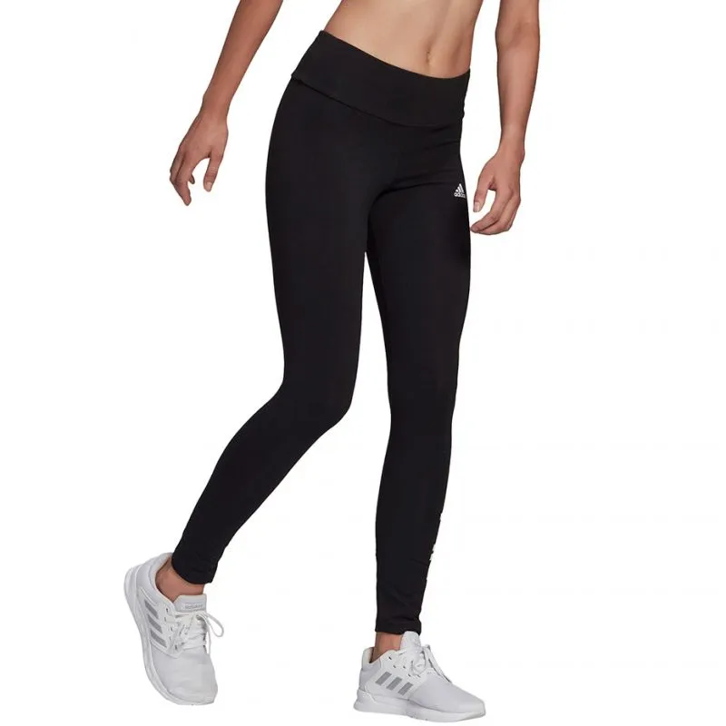 Adidas Women's High-Waisted Cotton Leggings - Ultimate Comfort & Style in Black