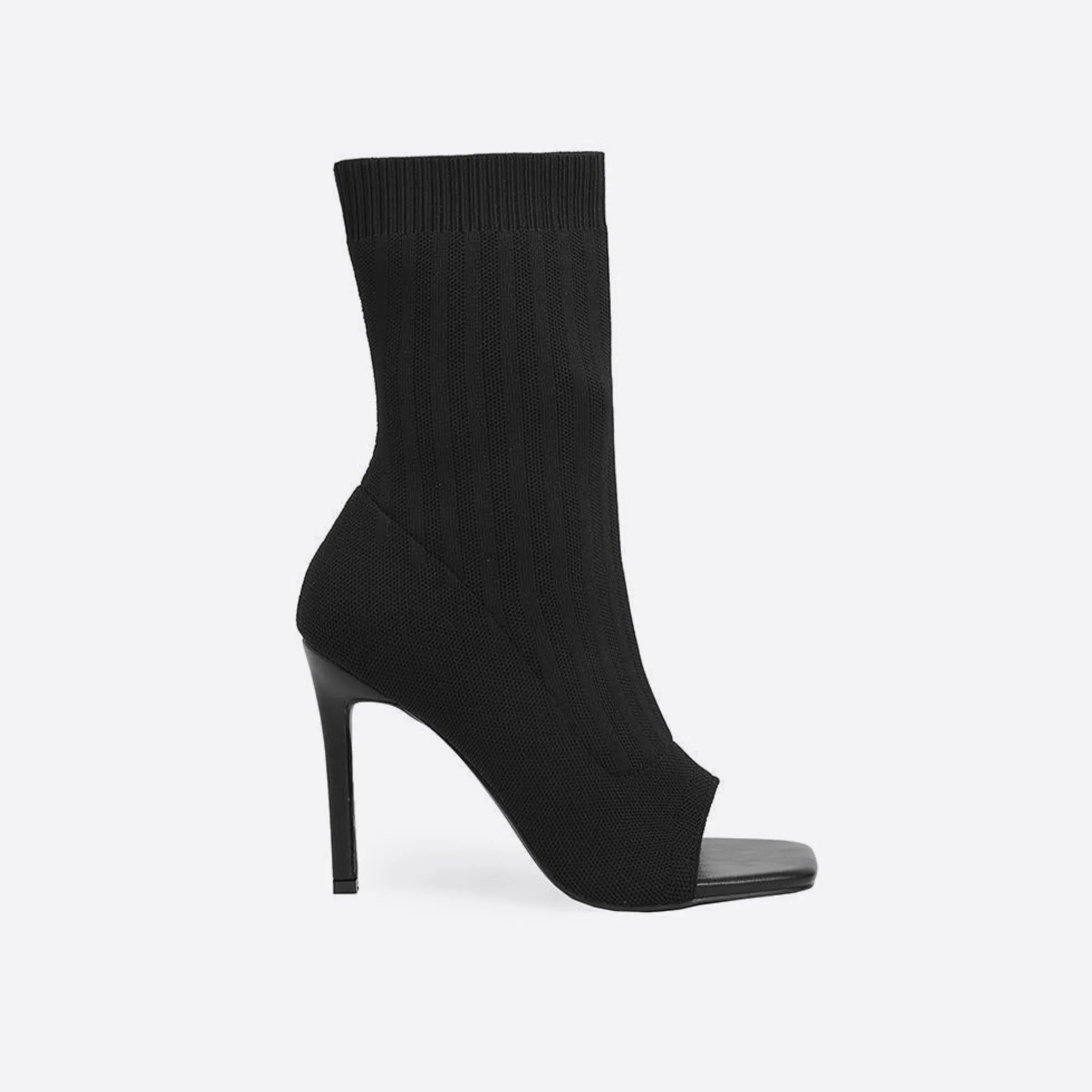 binfenxie-Women Peep-Toe High-Heeled Boots