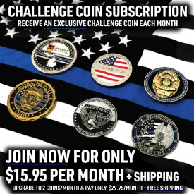 Challenge Coin Club · Exclusive Challenge Coins Shipped Monthly