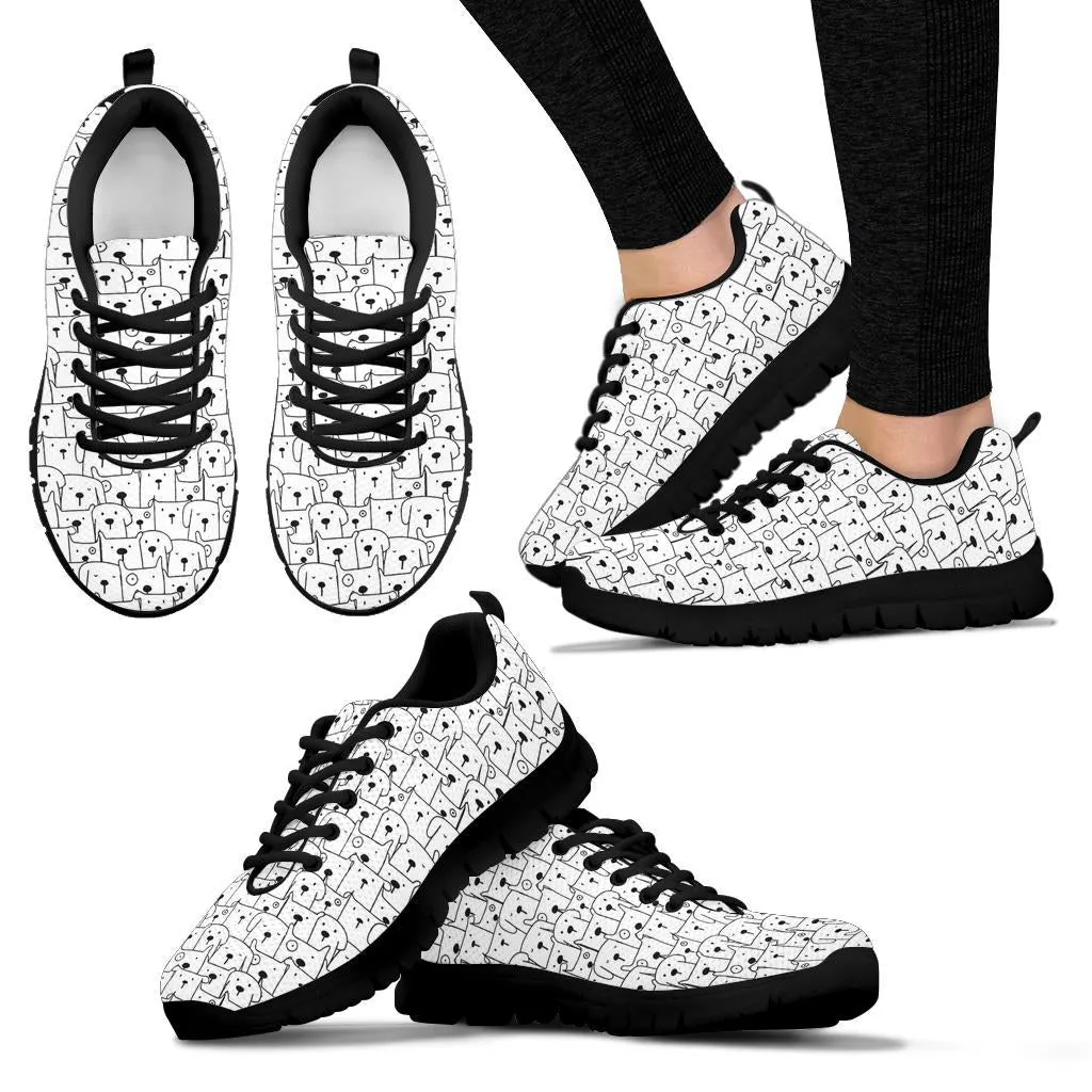 Comic Dogs -  Women's Sneakers