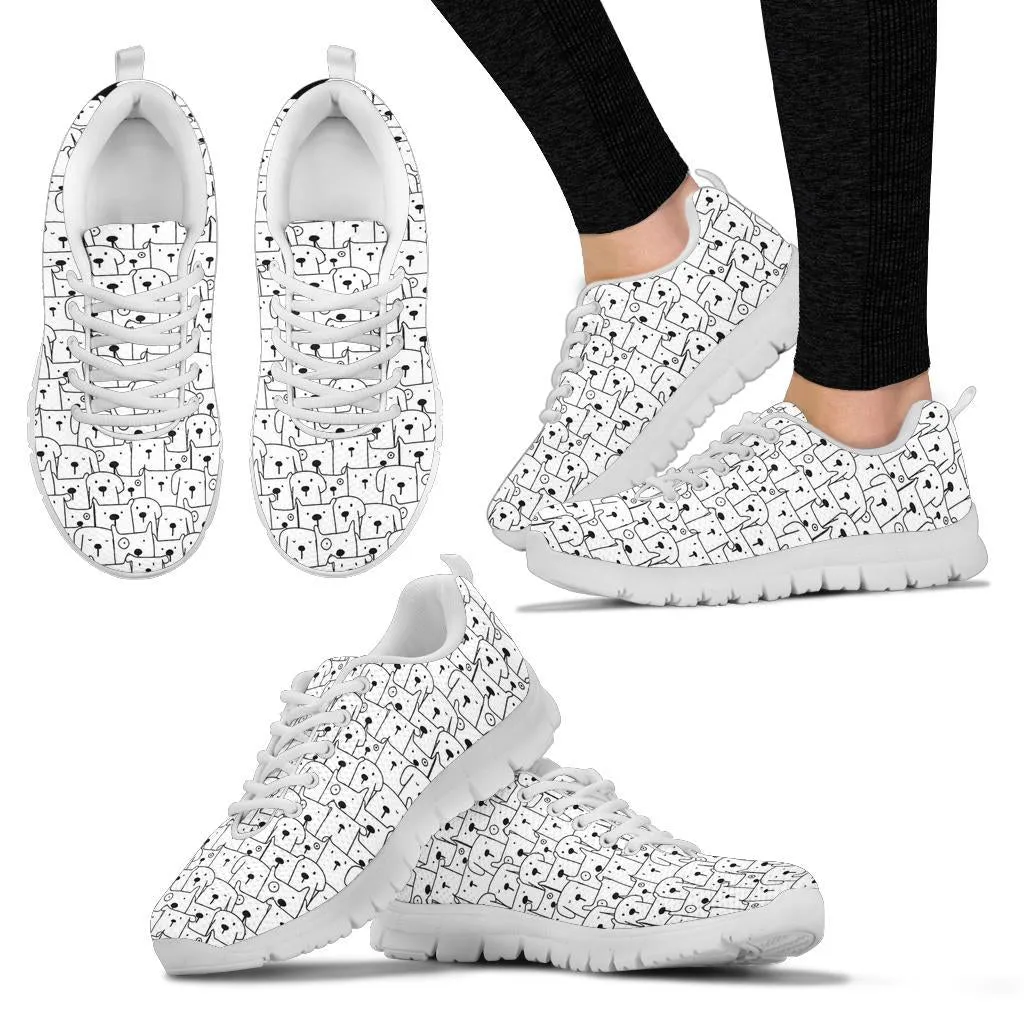 Comic Dogs -  Women's Sneakers