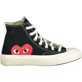 Comme Des Garcons Play x Converse Chuck Hi Black