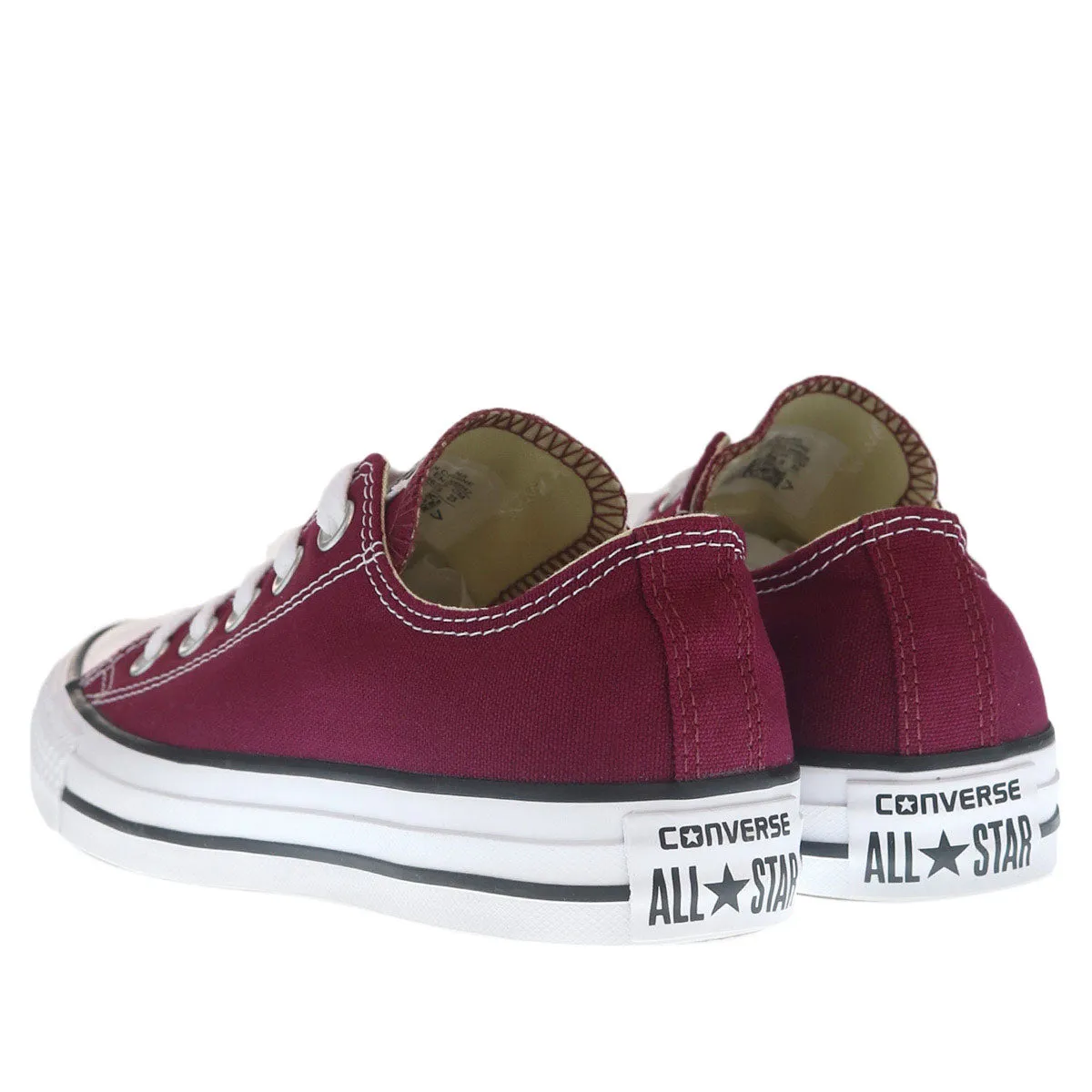 Converse All Star Chucks Ox Canvas Season M9691C - dunkelrot-weiss