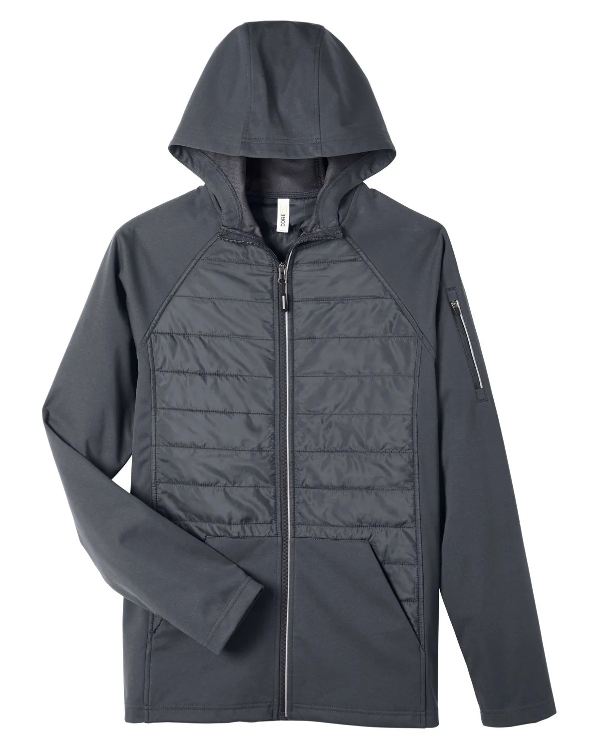 CORE365 Unisex Techno Lite Hybrid Hooded Jacket