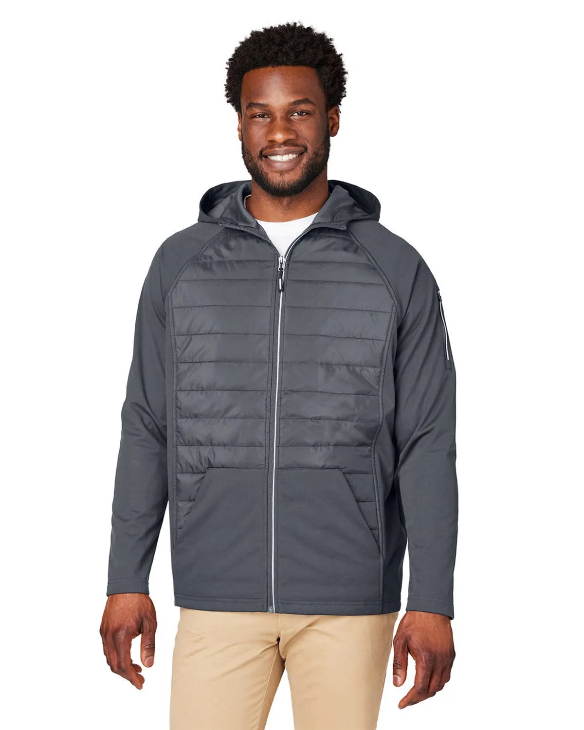 CORE365 Unisex Techno Lite Hybrid Hooded Jacket