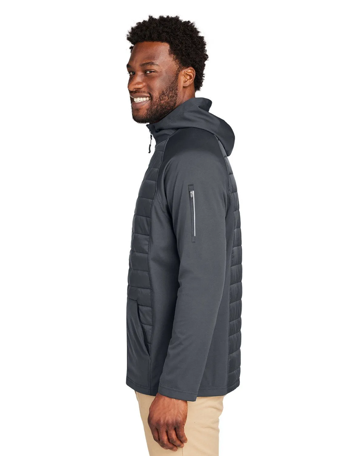 CORE365 Unisex Techno Lite Hybrid Hooded Jacket