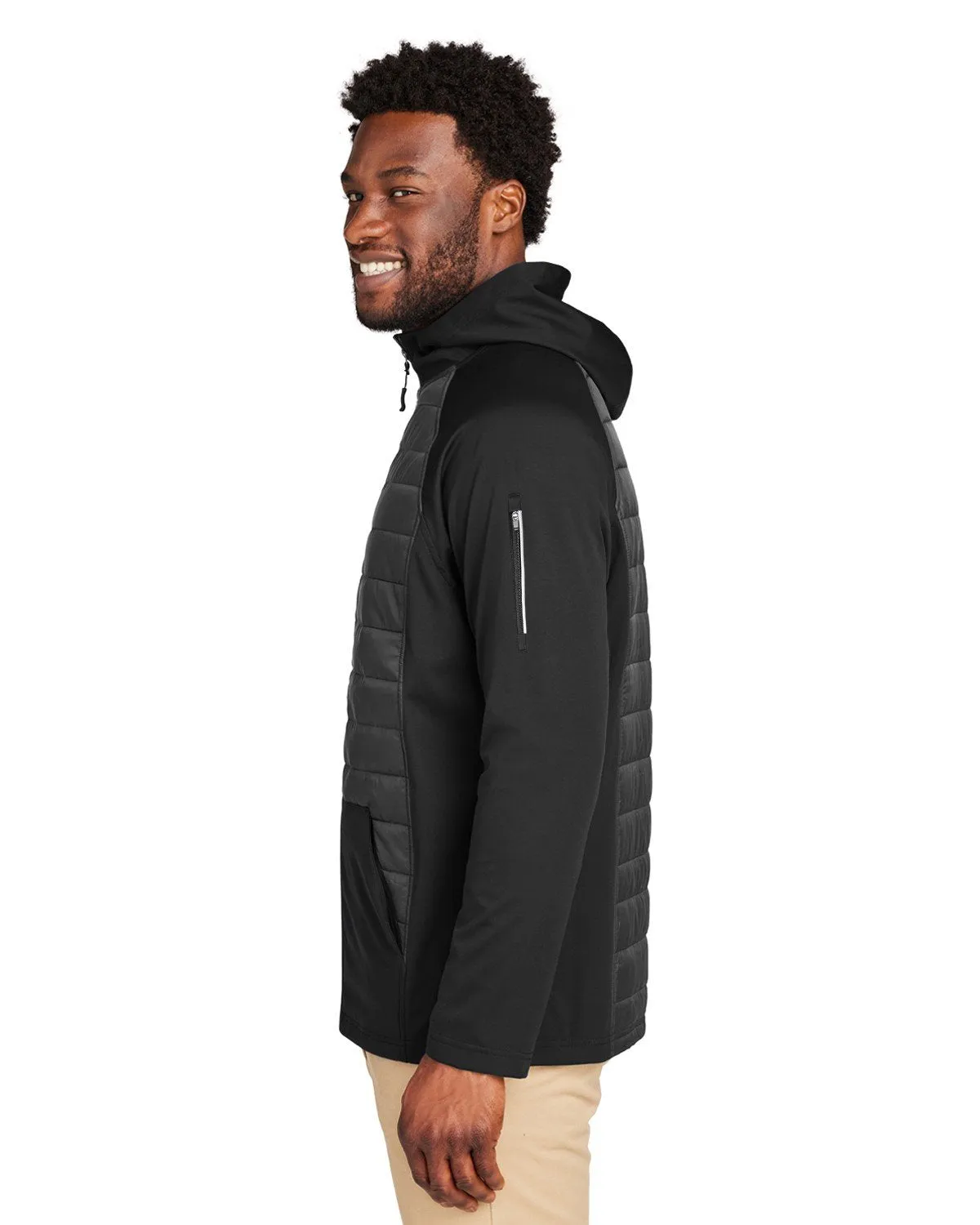 CORE365 Unisex Techno Lite Hybrid Hooded Jacket