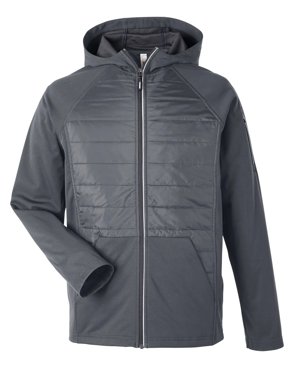 CORE365 Unisex Techno Lite Hybrid Hooded Jacket