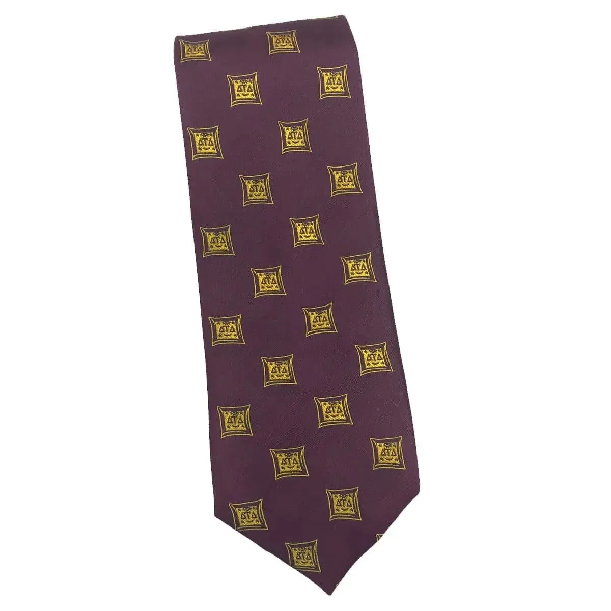 Delt Badge Silk Tie