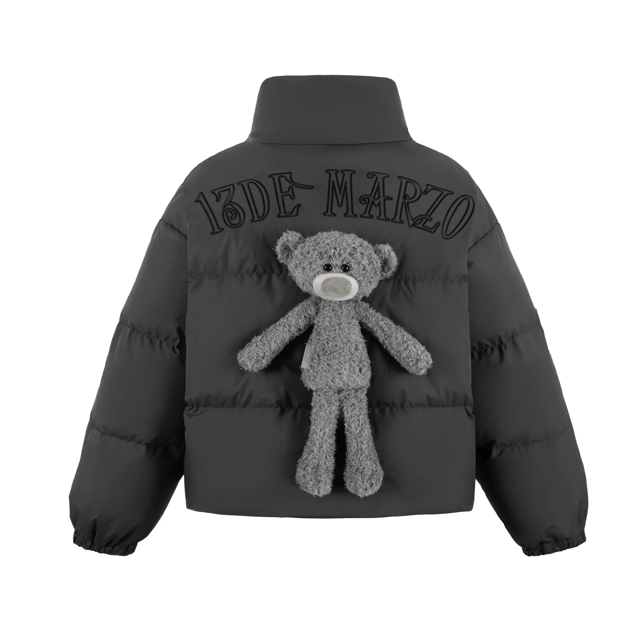Doozoo Padded Down Jacket In Black