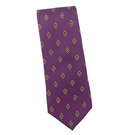 FIJI Black Diamond Silk Tie