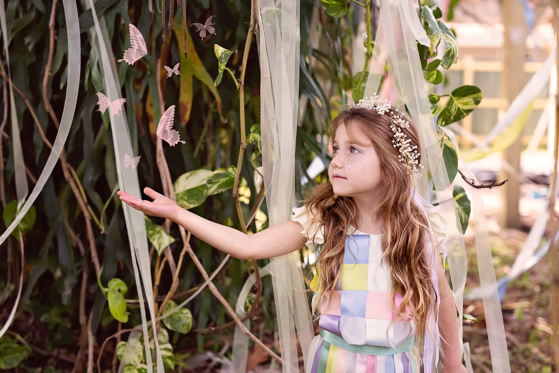 Floral Wreath Full - Baby Pink