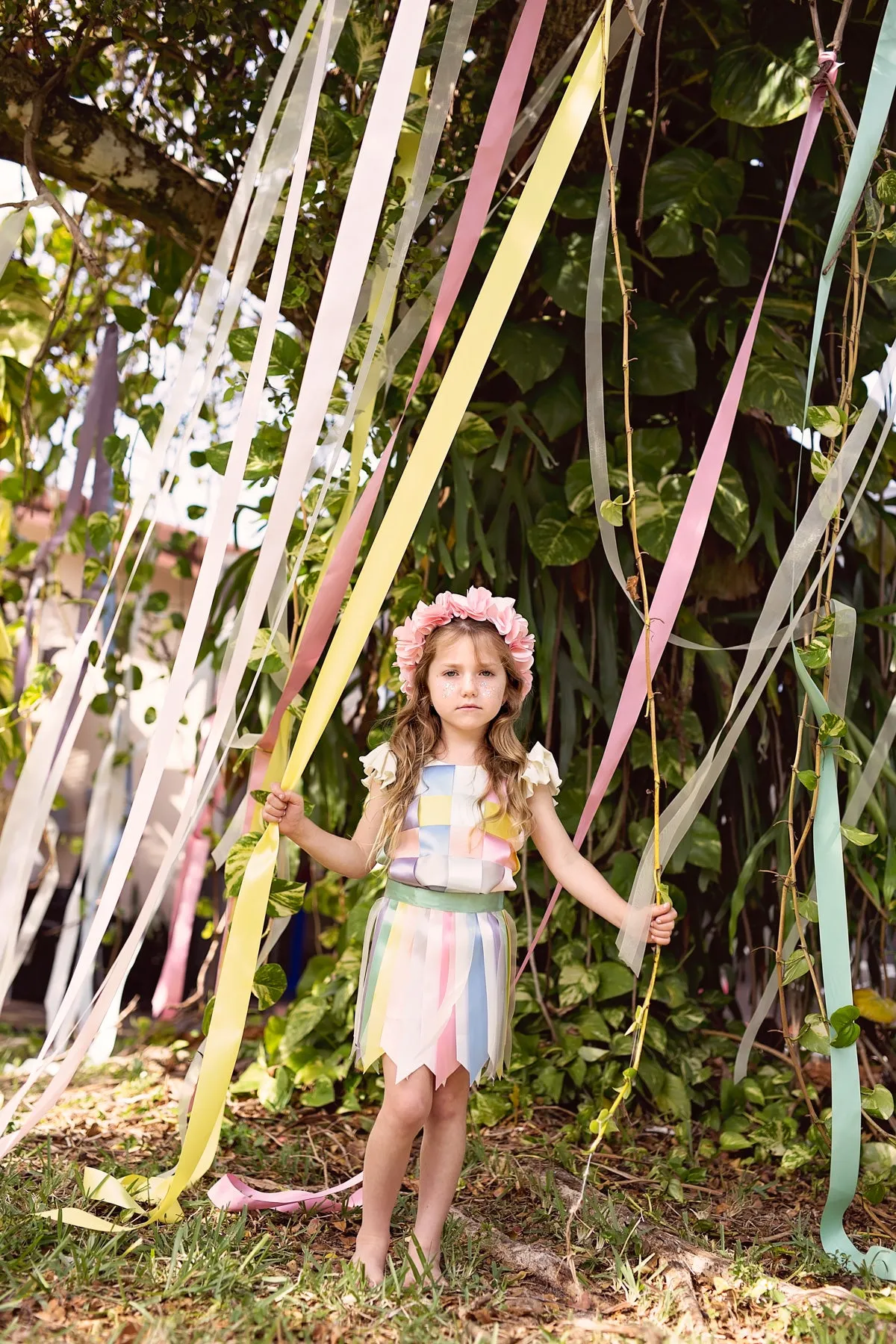 Floral Wreath Full - Baby Pink