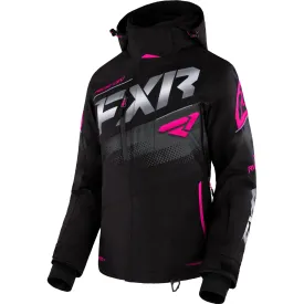 FXR Boost FX Snowmobile Jacket Black/Raspberry Fade