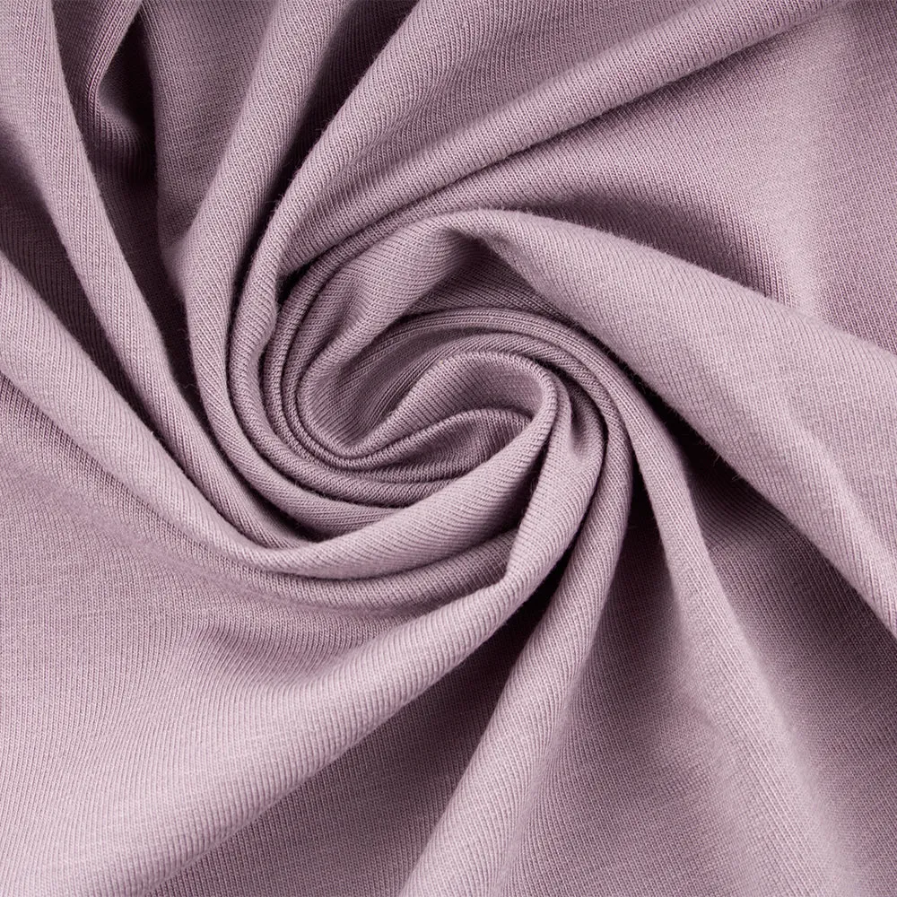 Heavy Cotton Lycra Knit - Lavender