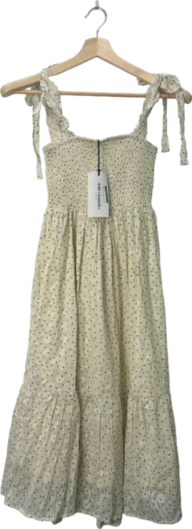 Lollys Laundry Cream Minna Dress UK XS