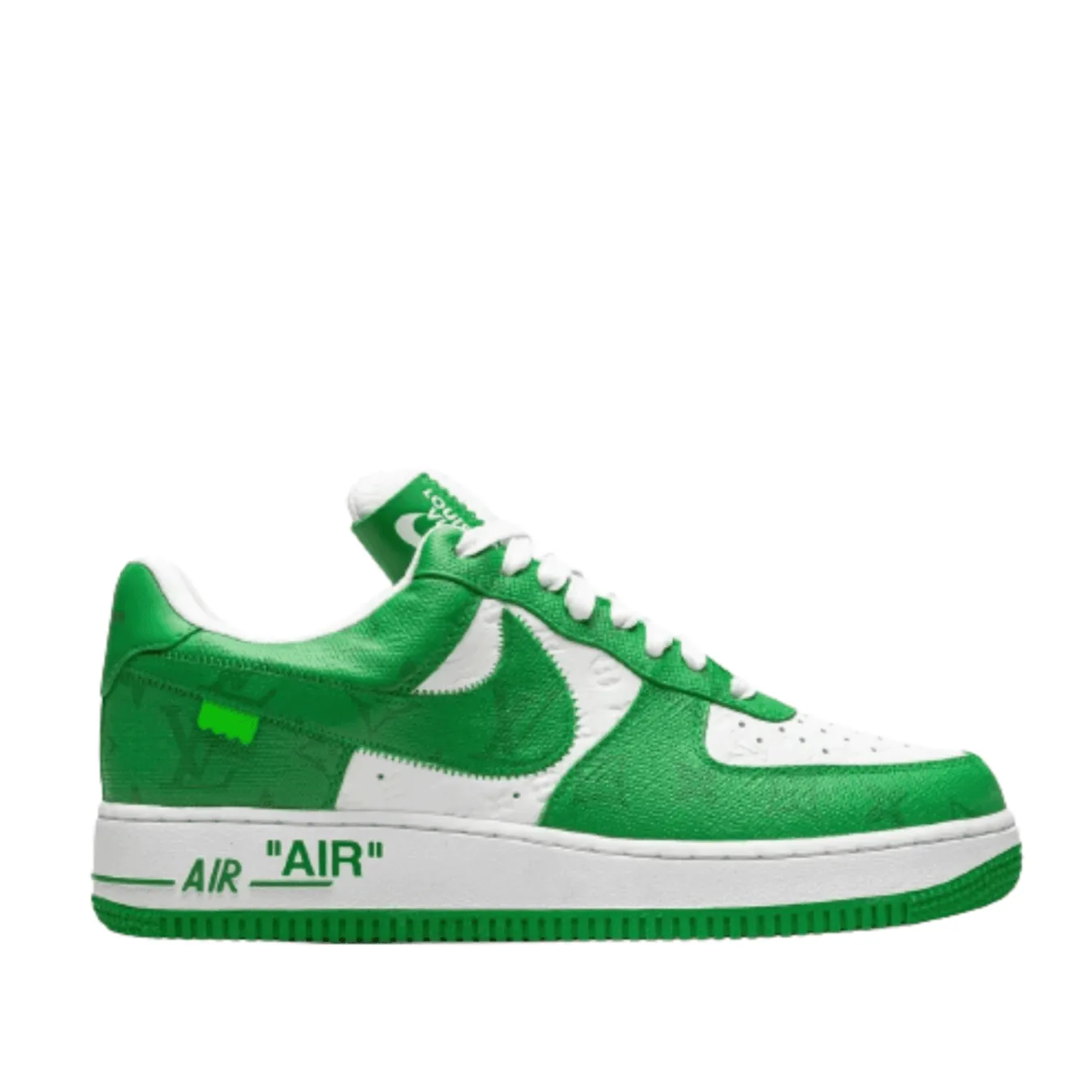 Louis Vuitton Nike Air Force 1 Low By Virgil Abloh White Green