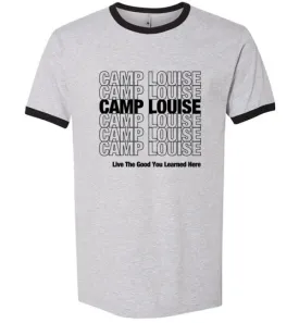 Louise Takeout Ringer Black T-Shirt