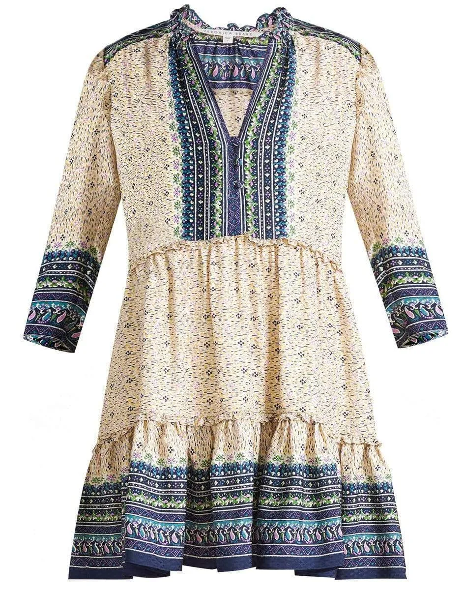 Lumi Abstract-Geo Print Dress