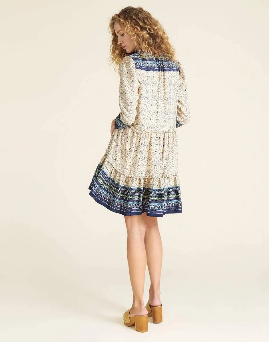 Lumi Abstract-Geo Print Dress