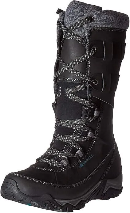 Merrell Women's Polarand Rove Peak Waterproof Snow Boots Size 6 US