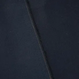 Midnight Blue Stretch Cotton Twill Jacketing Fabric