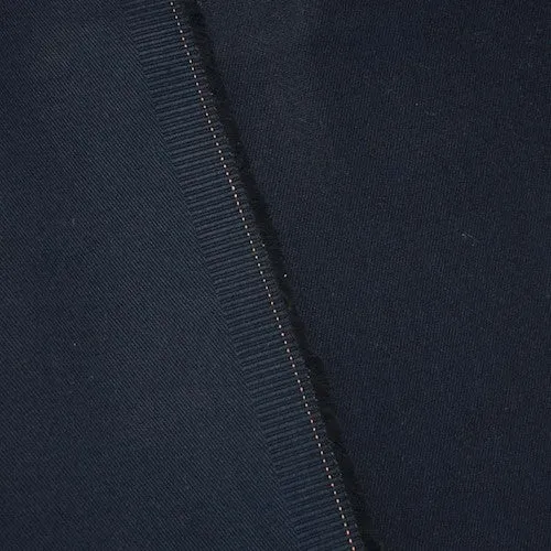 Midnight Blue Stretch Cotton Twill Jacketing Fabric