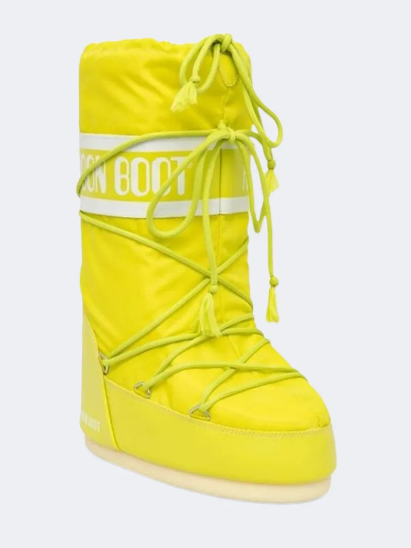 Moon Boot Icon Women Skiing After Ski Cyber Lime