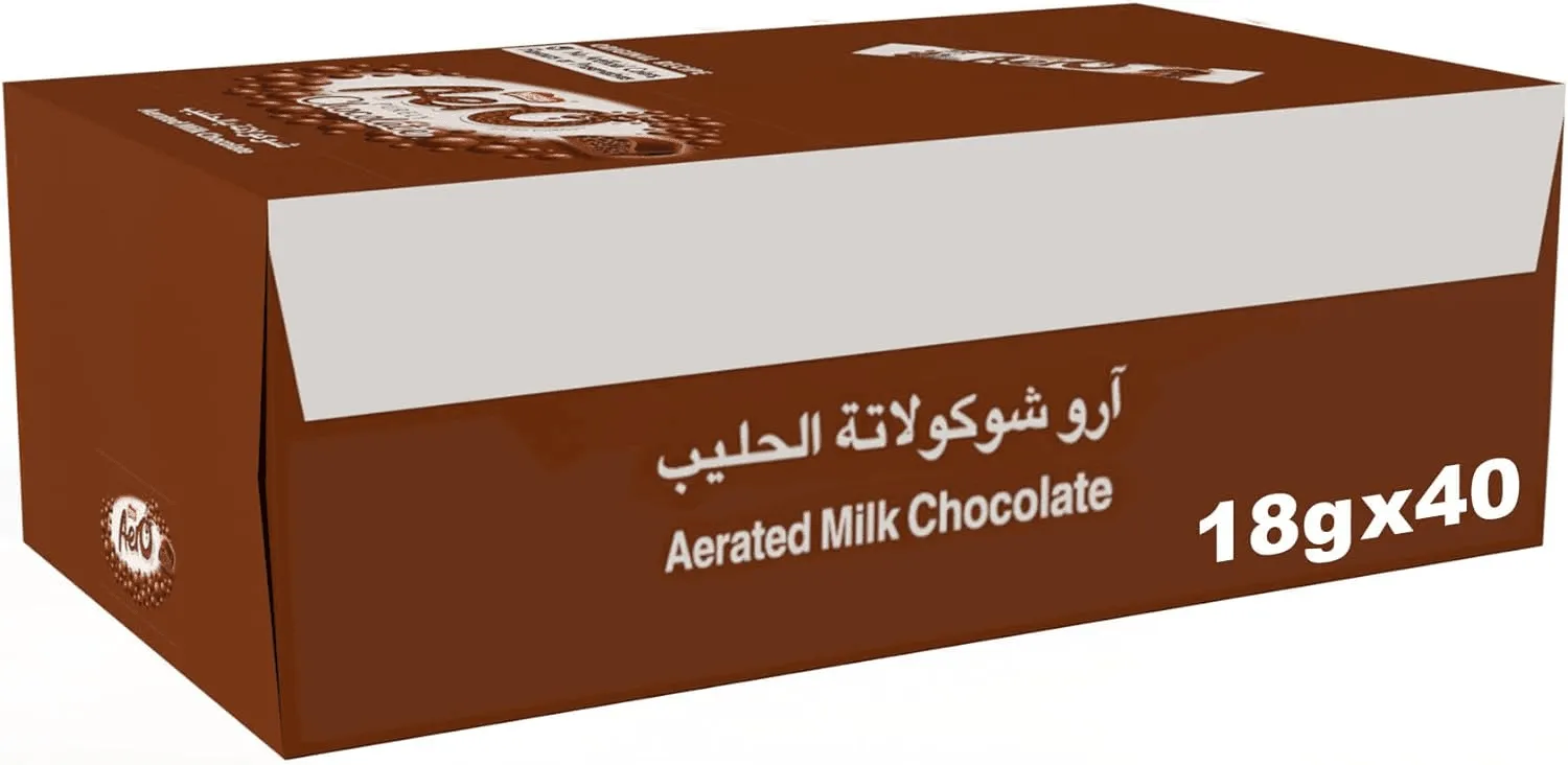 Nestle Aero Purely Aerated Milk Chocolate 40X18g