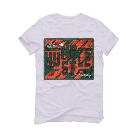 Nike Air Barrage Mid Orange Green White T-Shirt (ALWAYS HUSTLE)