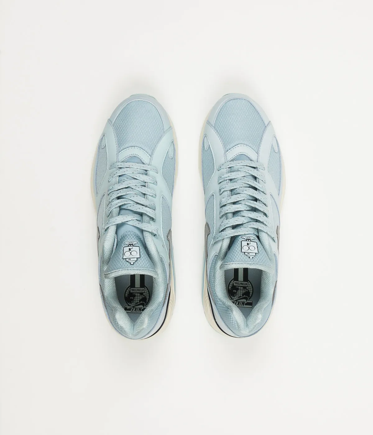 Nike Air Max 180 Shoes - Ocean Bliss / Metallic Silver - Igloo