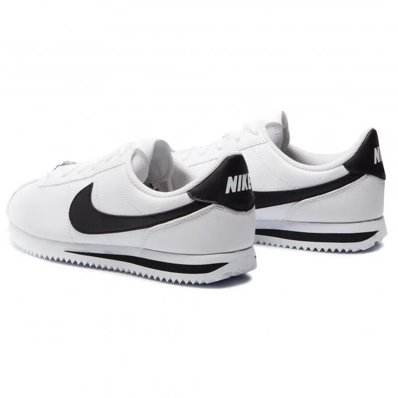 Nike Cortez SL GS 904764-102 Youth Kid's White & Black Sneakers Shoes HS1840