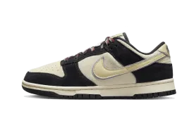 Nike Dunk Low LX Black Suede Team Gold