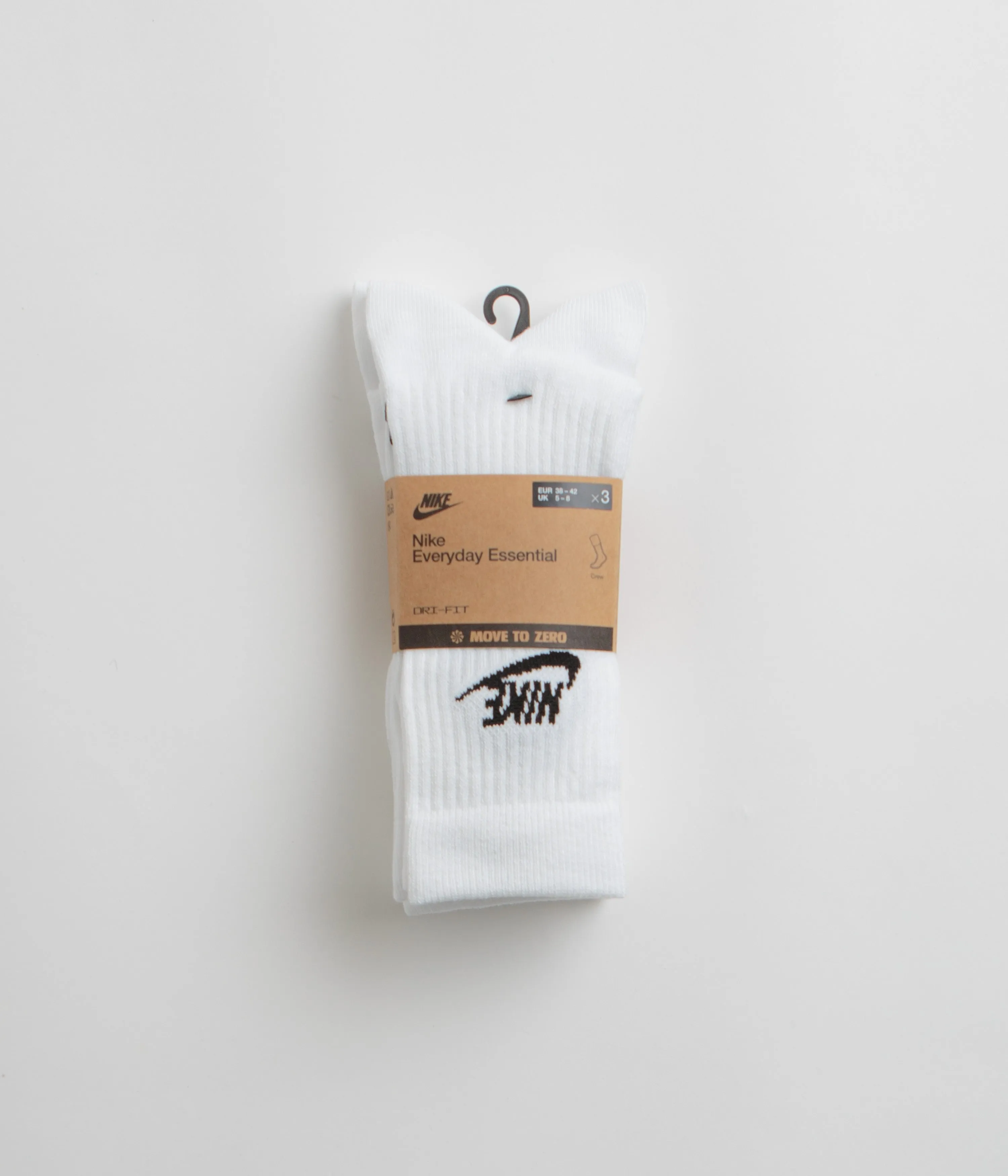 Nike Everyday Essential Crew Socks (3 Pair) - White / Black / Black