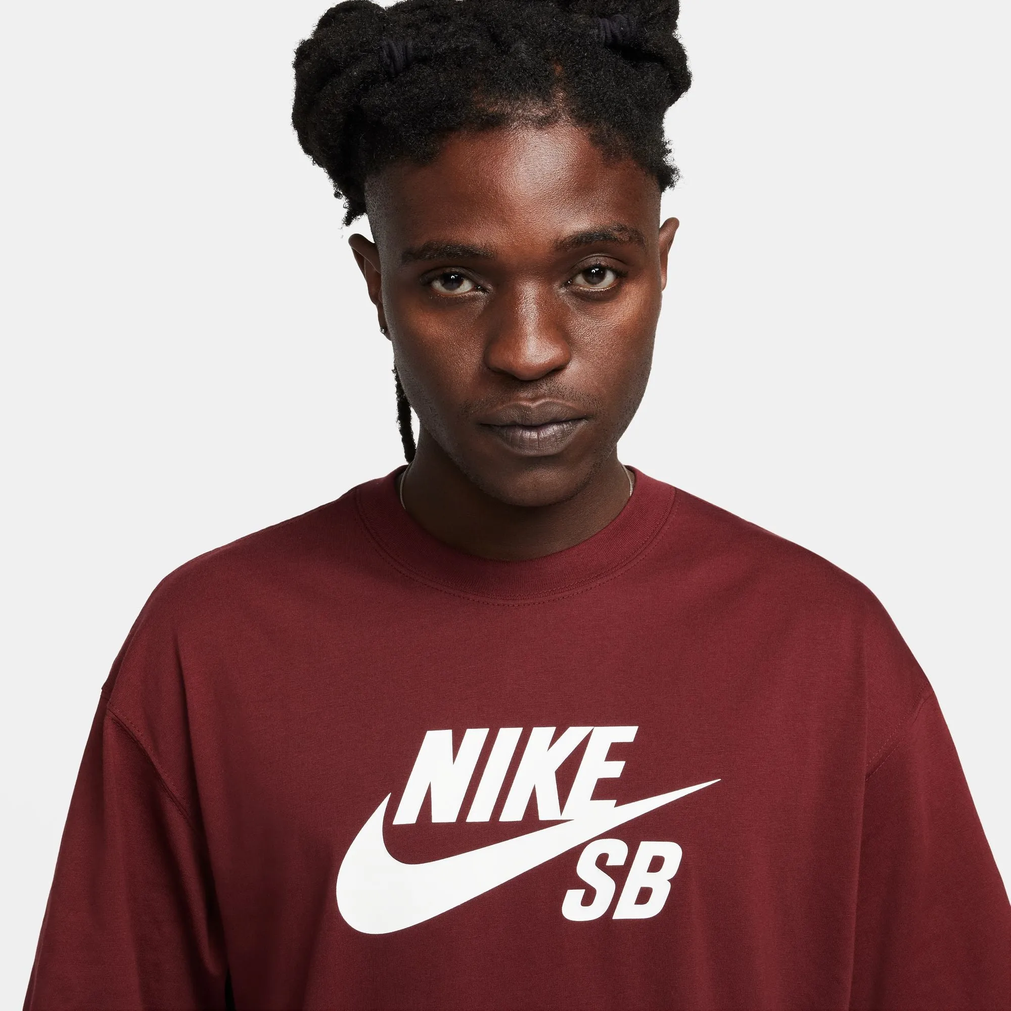 Nike SB Large Icon Logo T-shirt - Deep Team Red
