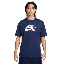 Nike SB Large Icon Logo T-shirt - Midnight Navy
