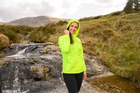 Origin Packable Waterproof Jacket - Neon Yellow Tonal Zip