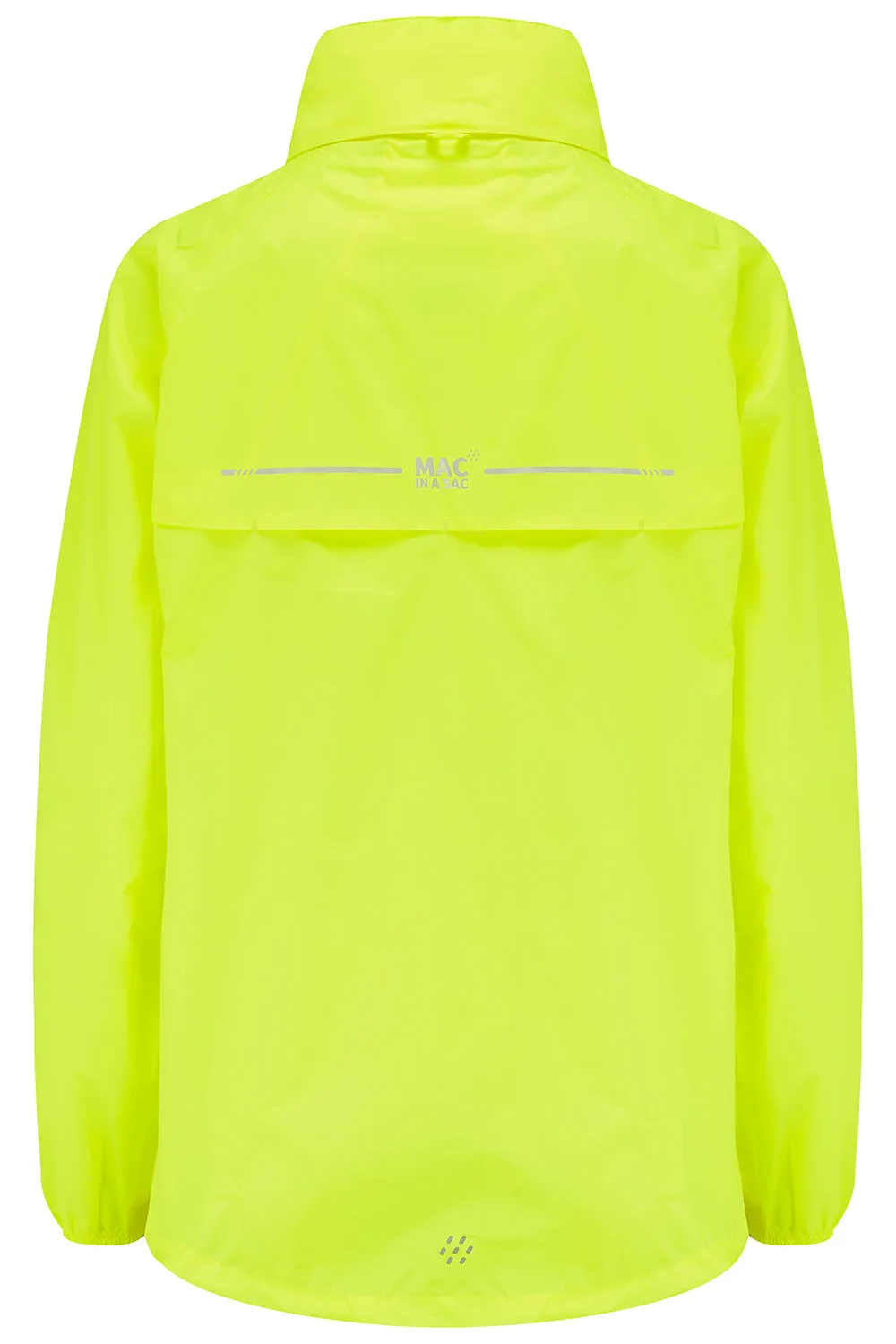Origin Packable Waterproof Jacket - Neon Yellow Tonal Zip