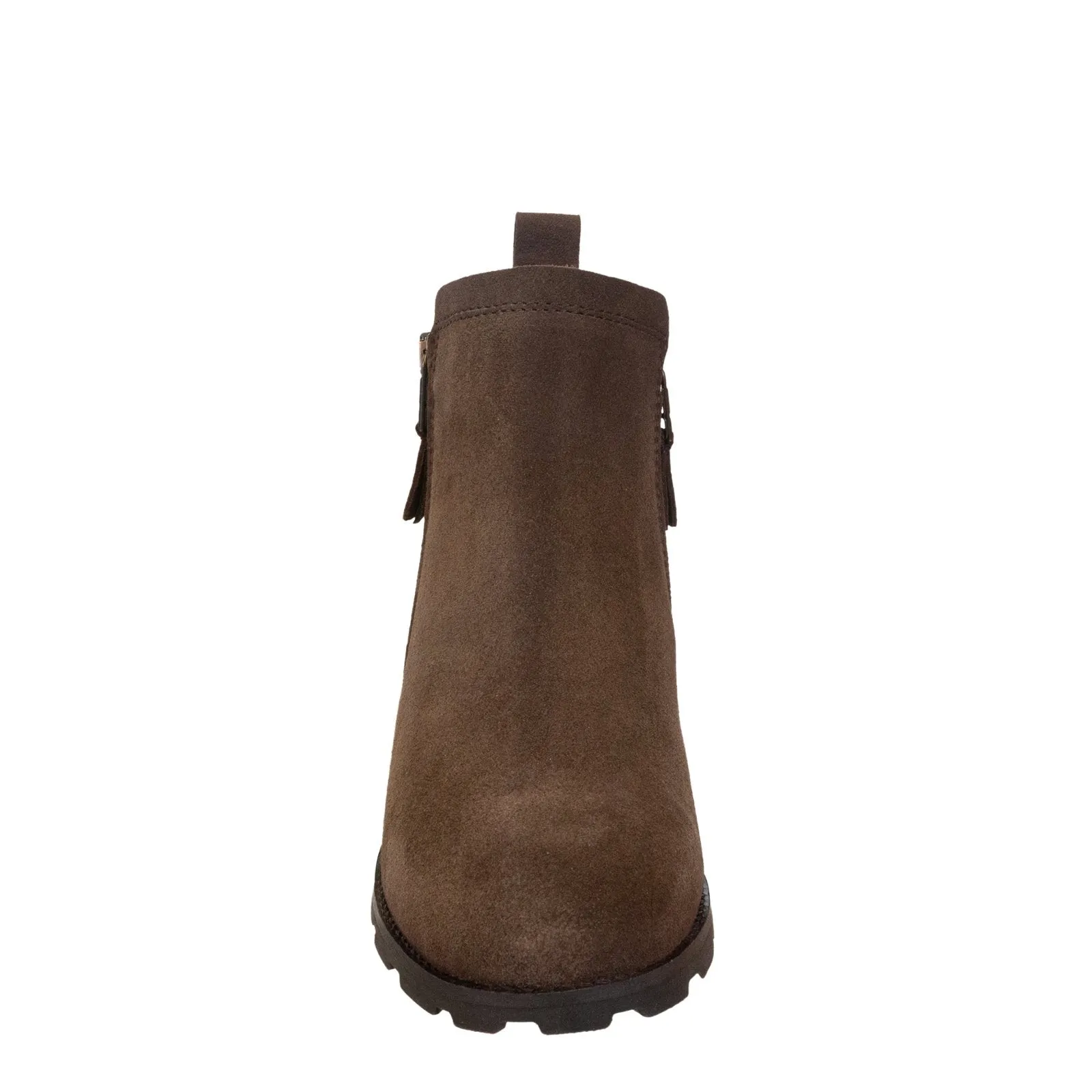 OTBT - STORY in BROWN Wedge Ankle Boots
