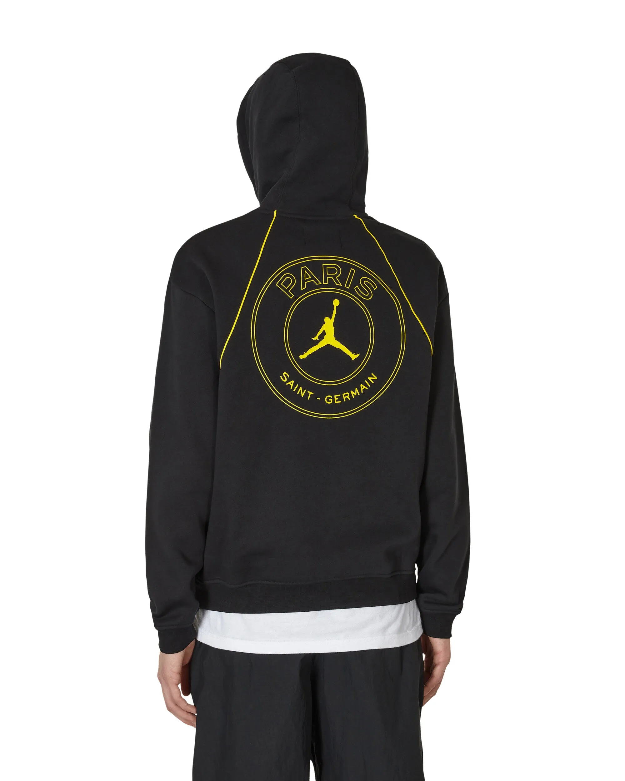 Paris Saint-Germain Fleece Hooded Sweatshirt Black