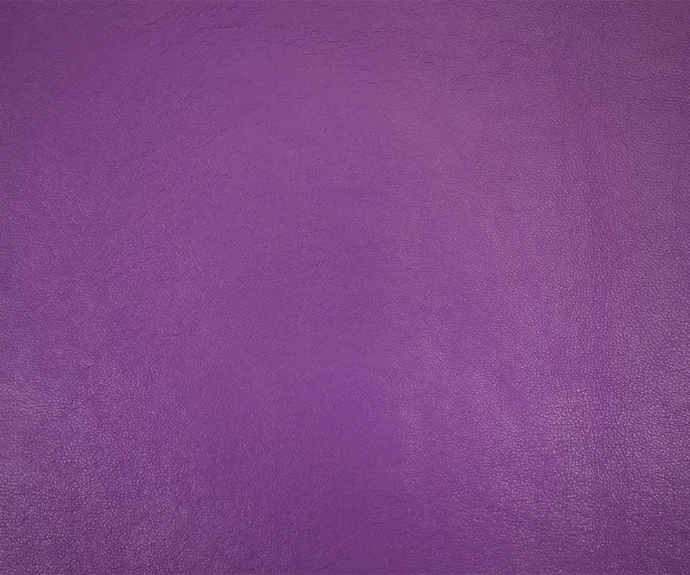 Purple Famous Maker Solid Recycled Leather and Polyurethane Blend Fabric