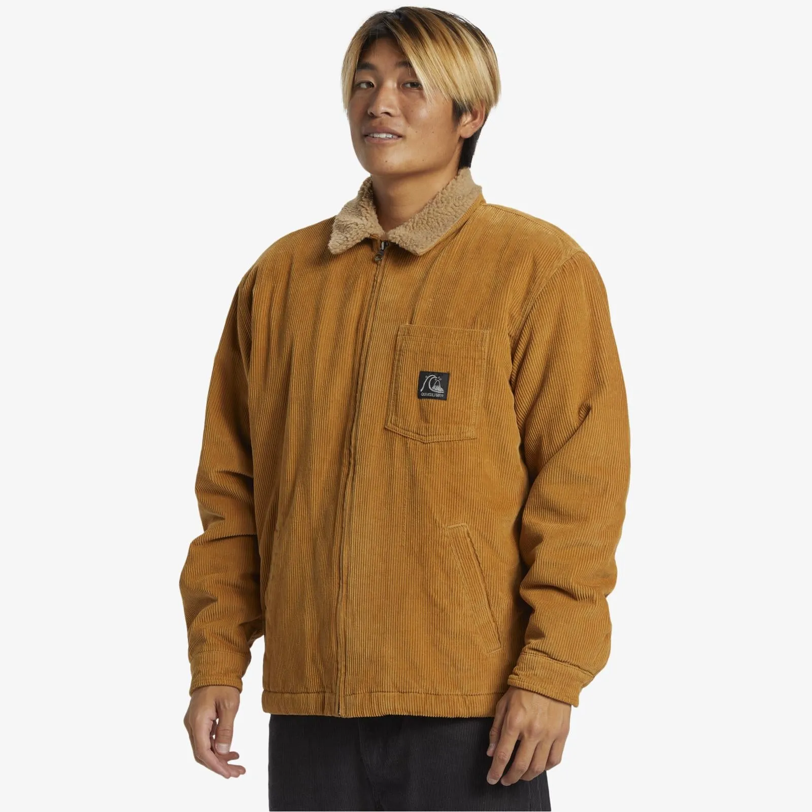 Quiksilver Mens DNA Sherpa Harrington Jacket