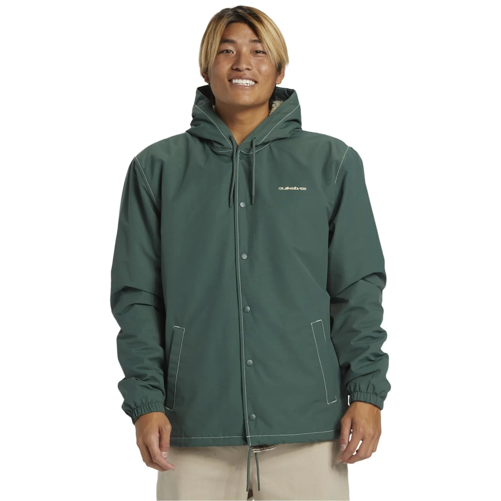 Quiksilver Mens Rain Cloud Coach Waterproof Jacket