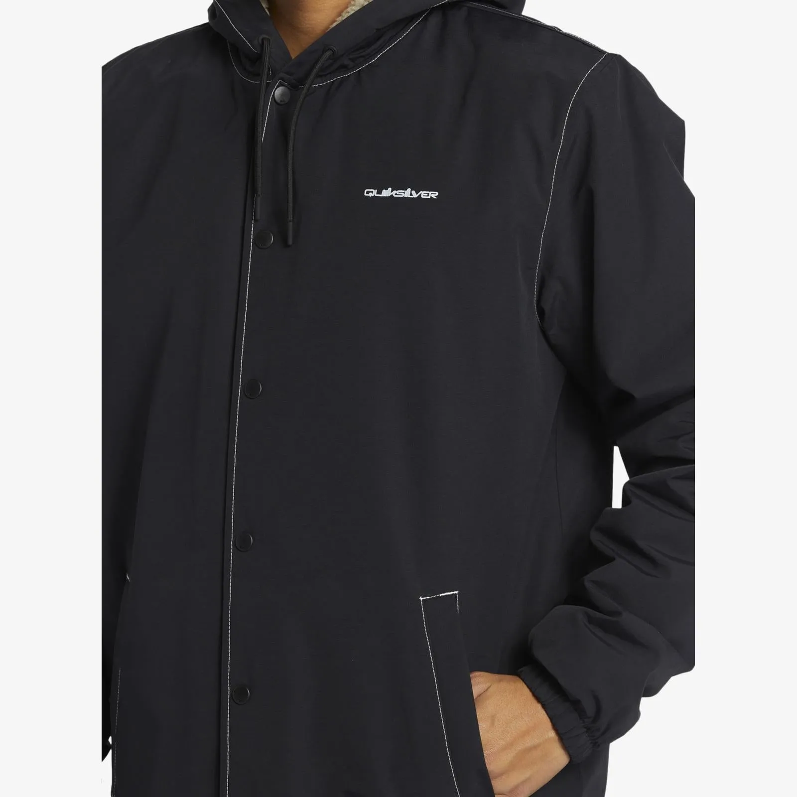 Quiksilver Mens Rain Cloud Coach Waterproof Jacket