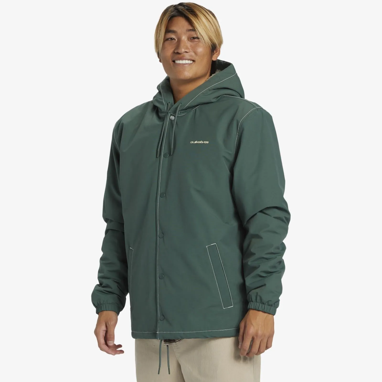 Quiksilver Mens Rain Cloud Coach Waterproof Jacket